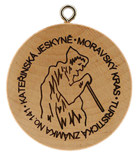 Turistická známka č. 141 - Kateřinská jeskyně