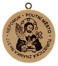 Turistická známka č. 317 - Poutní město Nepomuk