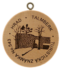 Turistická známka č. 543 - Talmberk