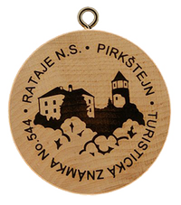Turistická známka č. 544 - Pirkštejn - Rataje nad Sázavou