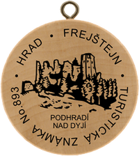 Turistická známka č. 893 - Frejštejn