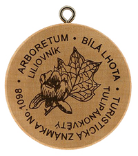Turistická známka č. 1098 - Arboretum Bílá Lhota