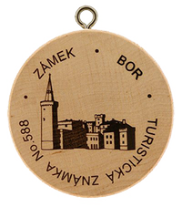 Turistická známka č. 588 - Bor