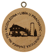 Turistická známka č. 703 - Libín u Prachatic