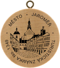 Turistická známka č. 1349 - Královské město Jaroměř