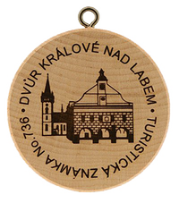 Turistická známka č. 736 - Dvůr Králové nad Labem