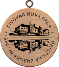 Turistická známka č. 845 - Pivovar Nová Paka