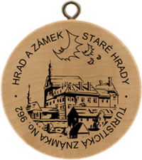 Turistická známka č. 962 - Staré Hrady - Libáň