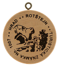Turistická známka č. 1007 - Rotštejn