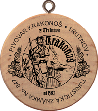 Turistická známka č. 847 - Pivovar Krakonoš Trutnov