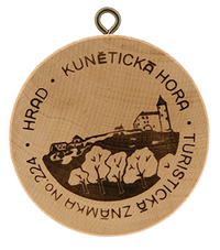 Turistická známka č. 224 - Kunětická Hora