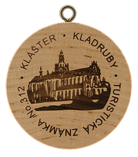 Turistická známka č. 312 - Klášter Kladruby