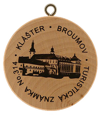 Turistická známka č. 314 - Klášter Broumov