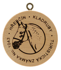 Turistická známka č. 1043 - Hřebčín Kladruby
