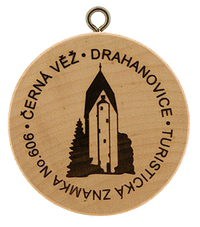 Turistická známka č. 606 - Černá věž Drahanovice
