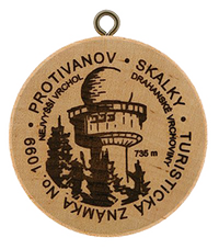 Turistická známka č. 1099 - Protivanov - Skalky