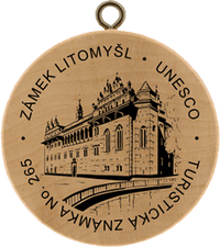 Turistická známka č. 265 - Litomyšl UNESCO