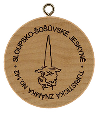 Turistická známka č. 142 - Sloupsko-Šošůvské jeskyně