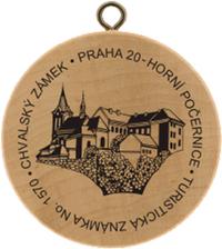 Turistická známka č. 1570 - Chvalský zámek - Horní Počernice