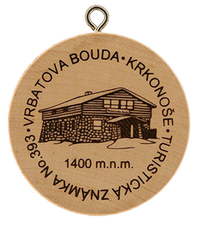 Turistická známka č. 393 - Vrbatova bouda