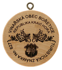 Turistická známka č. 827 - Bořetice