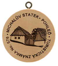 Turistická známka č. 576 - Michalův Statek - Pohleď