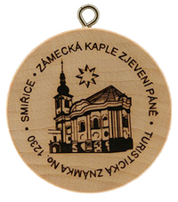 Turistická známka č. 1230 - Smiřice zámecká kaple Zjevení Páně