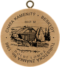 Turistická známka č. 1366 - Chata Kamenitý