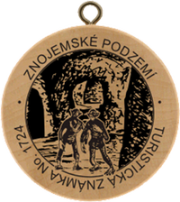 Turistická známka č. 1724 - Znojemské podzemí