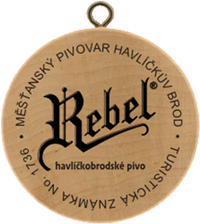 Turistická známka č. 1736 - Měšťanský pivovar Havlíčkův Brod