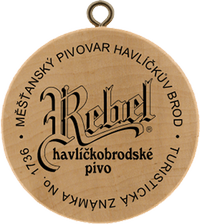 Turistická známka č. 1736 - Měšťanský pivovar Havlíčkův Brod