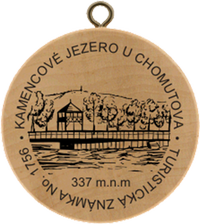 Turistická známka č. 1756 - Kamencové jezero u Chomutova