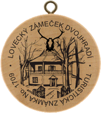 Turistická známka č. 1709 - Lovecký zámeček Dvojhradí