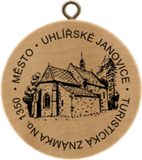 Turistická známka č. 1350 - Uhlířské Janovice