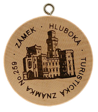 Turistická známka č. 259 - Hluboká nad Vltavou