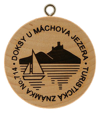 Turistická známka č. 714 - Doksy u Máchova jezera