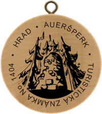 Turistická známka č. 1404 - Aueršperk