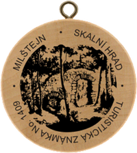 Turistická známka č. 1409 - Milštejn