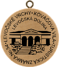 Turistická známka č. 54 - Kováčova vila