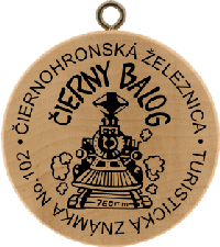 Turistická známka č. 102 - Čiernohronská železnica