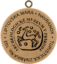 Turistická známka č. 103 - Liptovská Mara - Havránok
