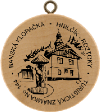 Turistická známka č. 144 - Banská klopačka Hnilčík - Roztoky