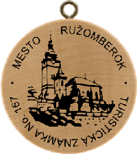 Turistická známka č. 167 - Ružomberok