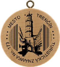 Turistická známka č. 173 - Trenčín