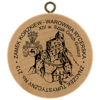 Turistická známka č. 213 - Zamek Korzkiew, Warownia Rycerska