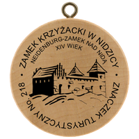 Turistická známka č. 218 - Zamek Krzyżacki w Nidzicy