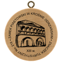 Turistická známka č. 219 - Zamek Piastowski w Krośnie Odrzańskim