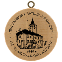 Turistická známka č. 311 - Renesansowy Ratusz w Radkowie