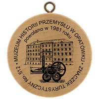 Turistická známka č. 512 - Muzeum Historii Przemysłu w Opatówku