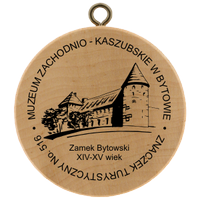 Turistická známka č. 516 - Muzeum Zachodnio-Kaszubskie w Bytowie